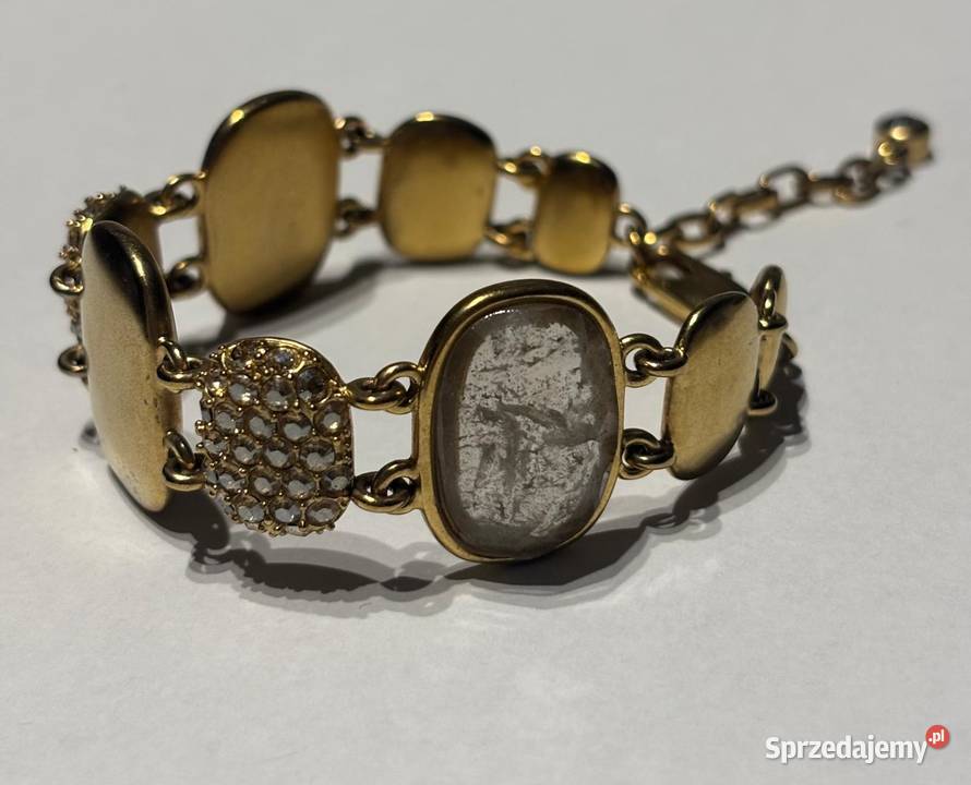 Bransoletka designerska DyrbergKern pozłacane Bransoletki Bydgoszcz sprzedam