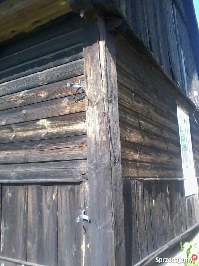Sprzedam dom drewniany z bali do rozbiórki wolnostojący Karwice