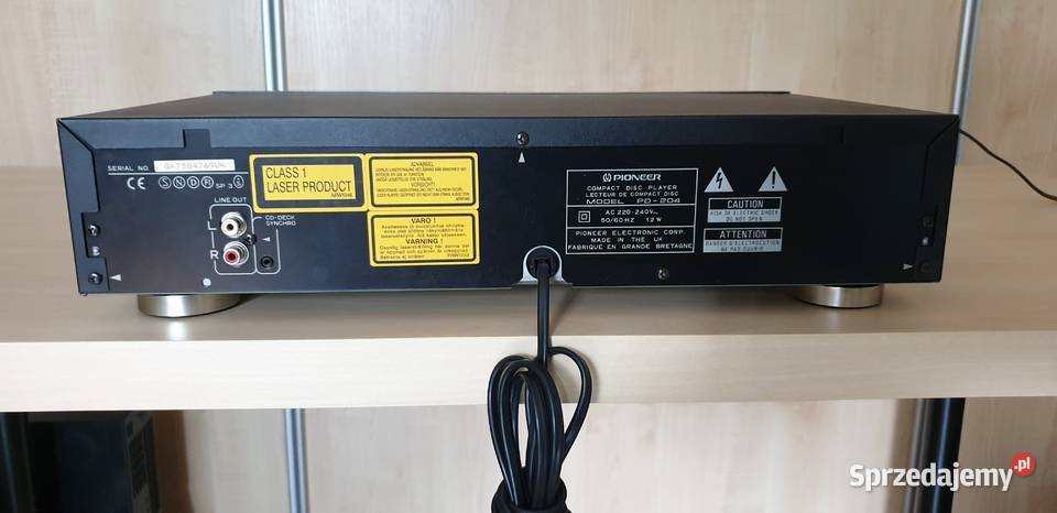PIONEER COMPACT DISC PLAYER PD204 Nowy Sącz