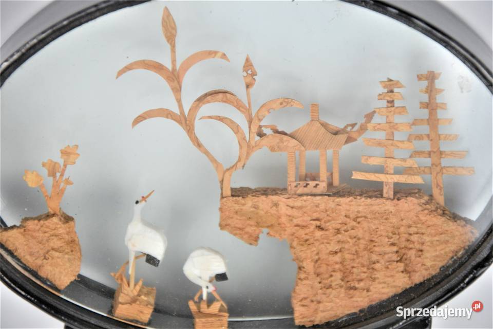 Chiński świat w miniaturze rękodzieło pocz XXw mazowieckie Warszawa sprzedam