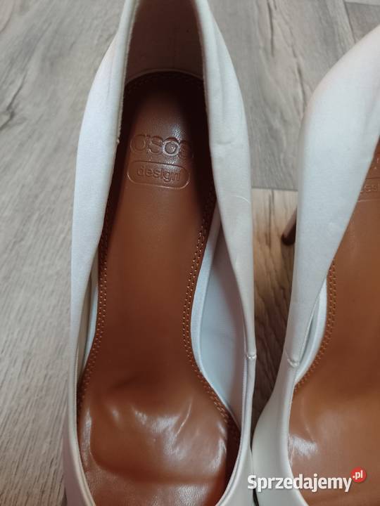 3940 ASOS DesignBiałe czółenka szpilki Kraków