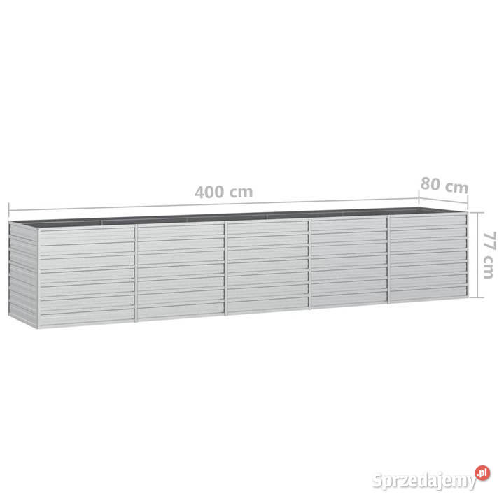 Donica do podwyższonej rabaty 400x80x77 stal Warszawa