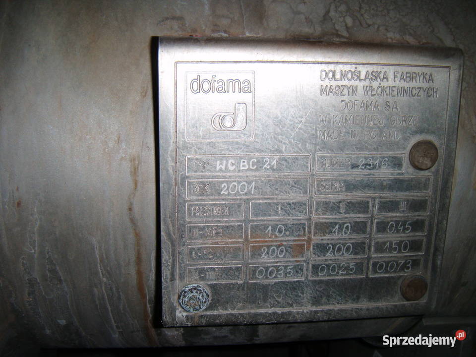 Barwiarka do tkanin Produkcja Poraj