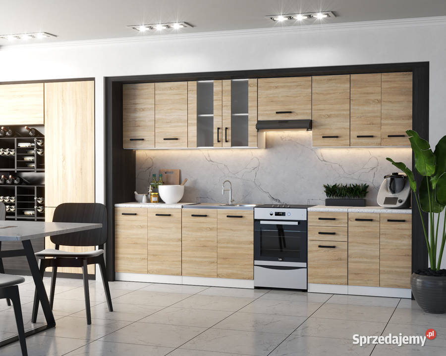 Meble Kuchenne Drewniane Kuchnia Jowita 32m Kuchenne Elbląg