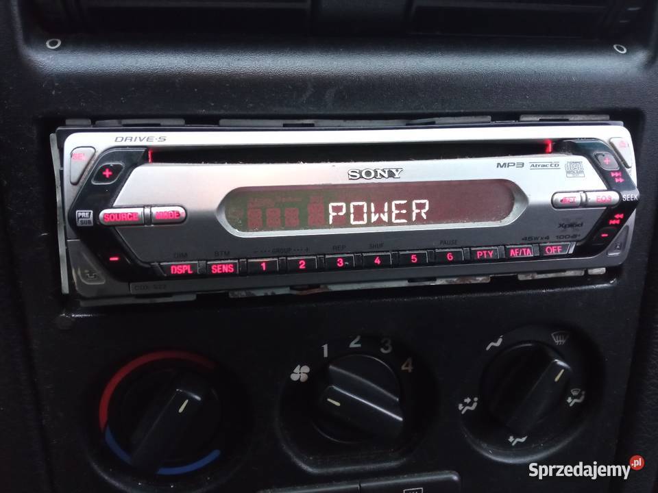 Radio samochodowe MP3 RDS EON Sony CDXS22 zdejmowany panel kujawsko-pomorskie Posługowo sprzedam