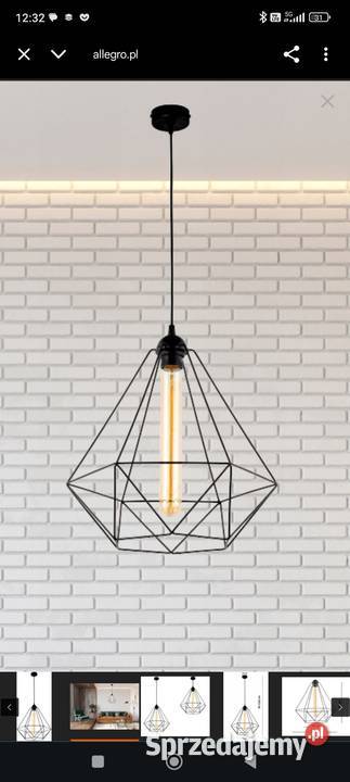 Lampa sufitowa loft Lędziny