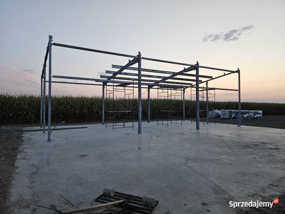 KONSTRUKCJA STALOWA 7m x 15m Hala Garaż Wiata Siedlce
