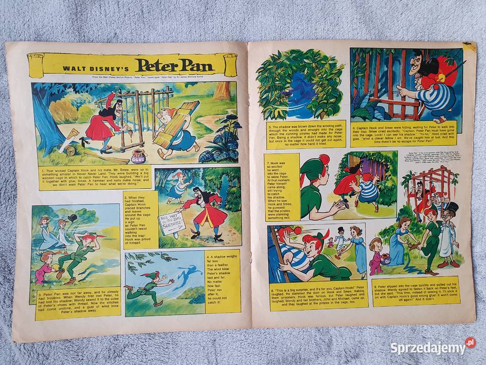 Disneyland komiks z 1972 roku w jęz angielskim Gdynia