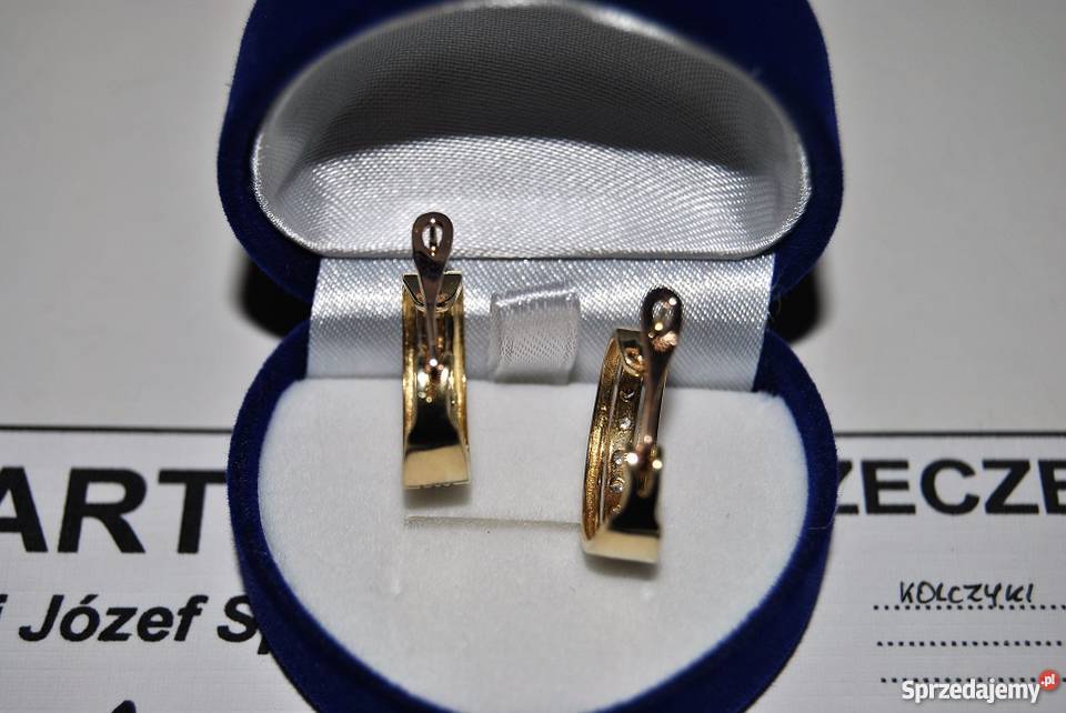 Okazja Sprzedam ładne złote kolczyki Tarnów