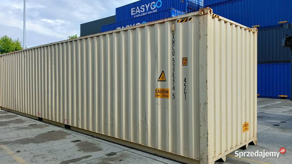 Kontener morski 40 HC 12 metrowy prawie nowy Częstochowa