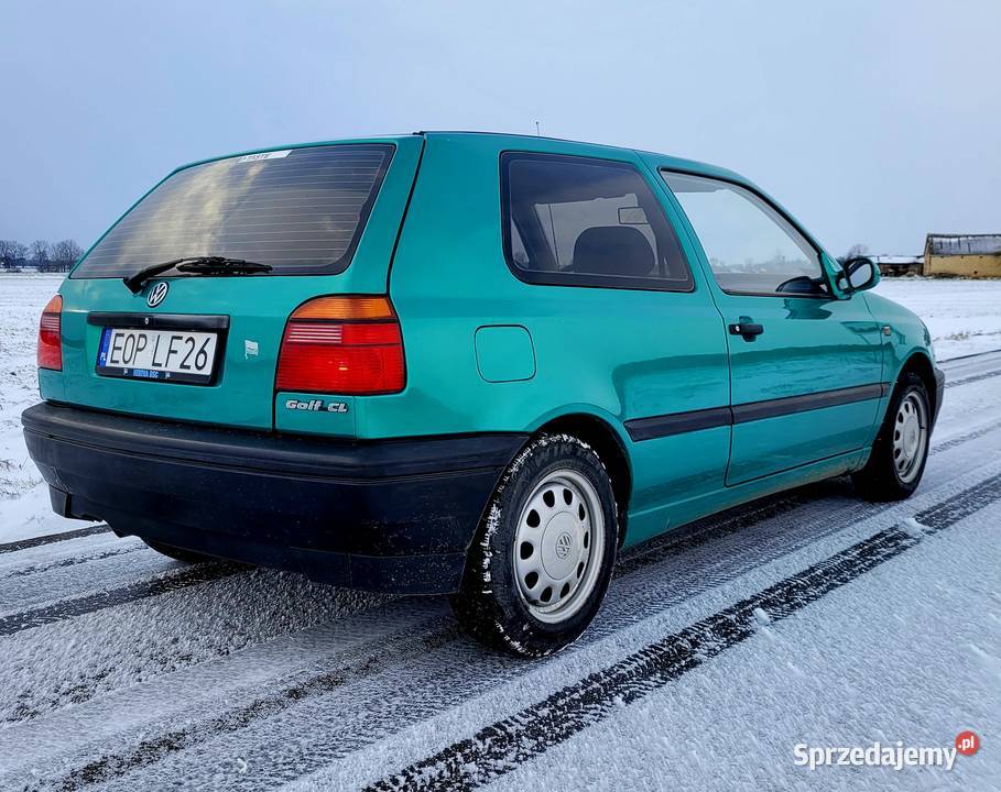 Volkswagen Golf III MK3 14 CL 1992r 4 biegowy Łódź