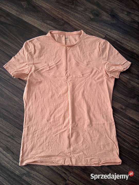Pomarańczowa koszulka męska H&M Ząbki