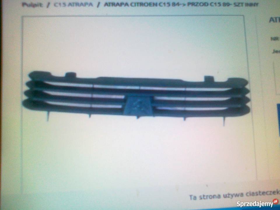 ATRAPA 89 DO CITROEN C15 Pruszków