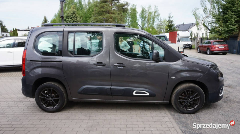 Citroen Berlingo piękny Gwarancja III 2018 szary lubuskie Zielona Góra