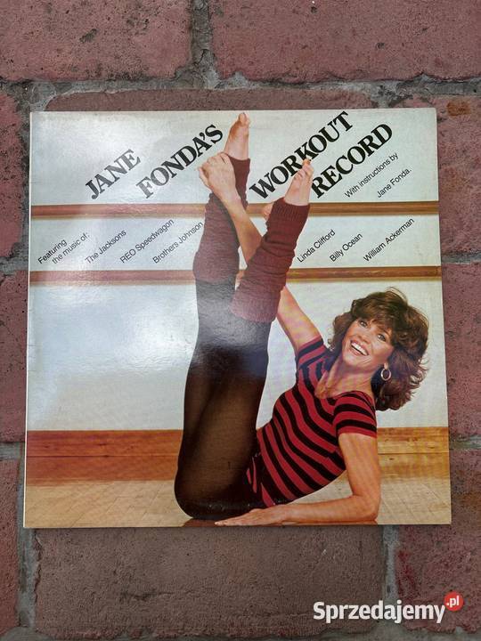 Jane Fondas Workout Record LP UK Ex aerobik na Płyty i kasety wielkopolskie