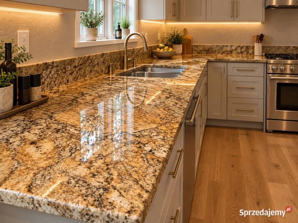 Blaty schody parapety granit GOLDEN IMPERIAL Macierzysz