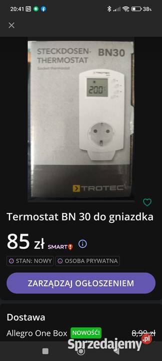 Termostat Aleksandrów Kujawski sprzedam