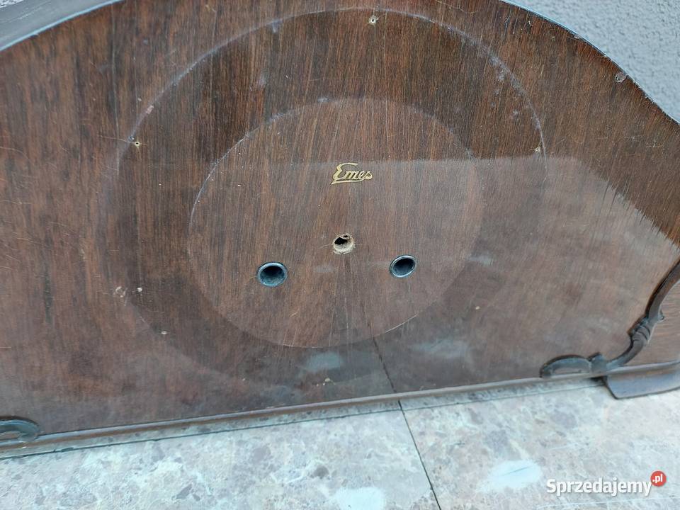 679 Obudowa starego zegara Emes kominkowy Tczew