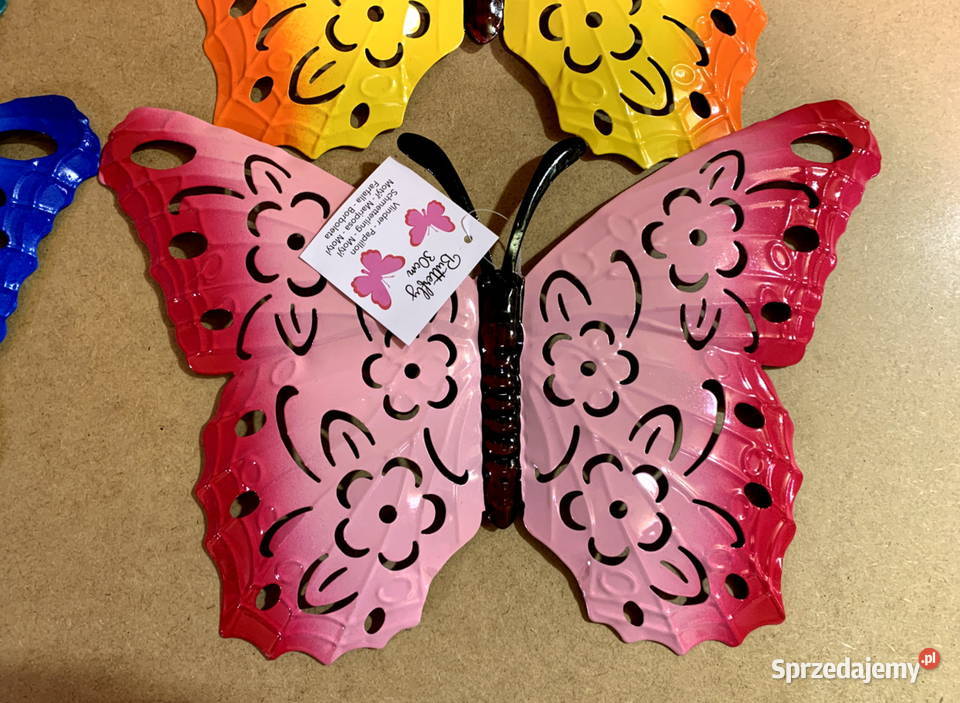 Ozdobne stalowe motyle 50 Stalowa Wola