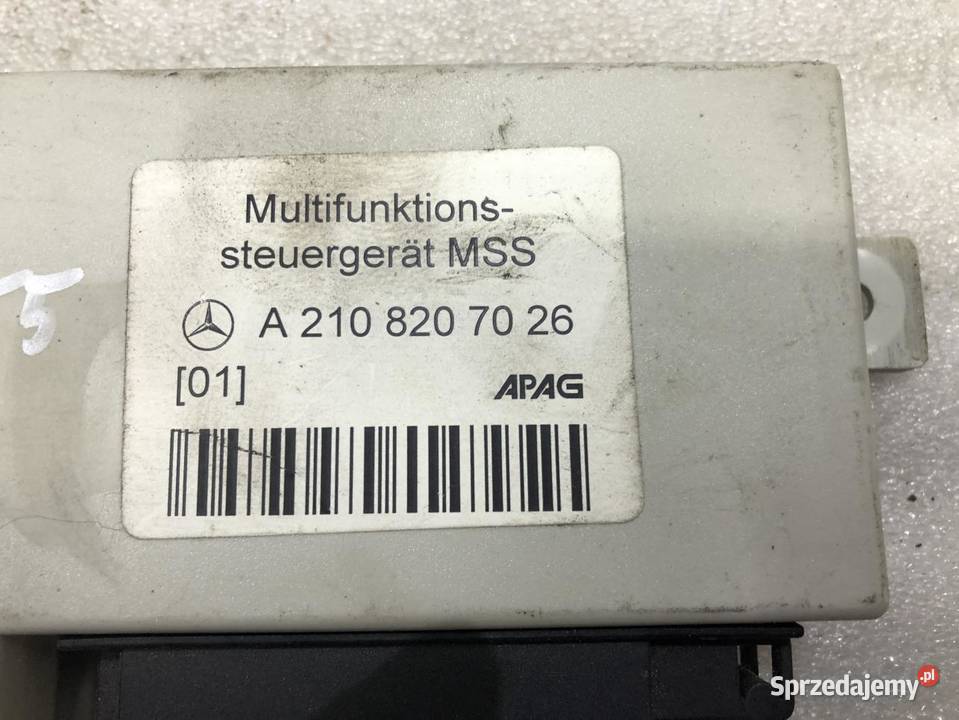 MODUŁ STEROWNIK MERCEDES EKLASA W210 A2108207026 Komputery wielkopolskie