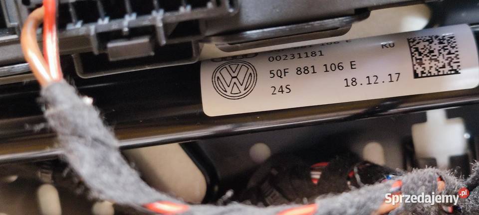 VW TIGUAN II FOTELE KANAPA RHD ANGLIK