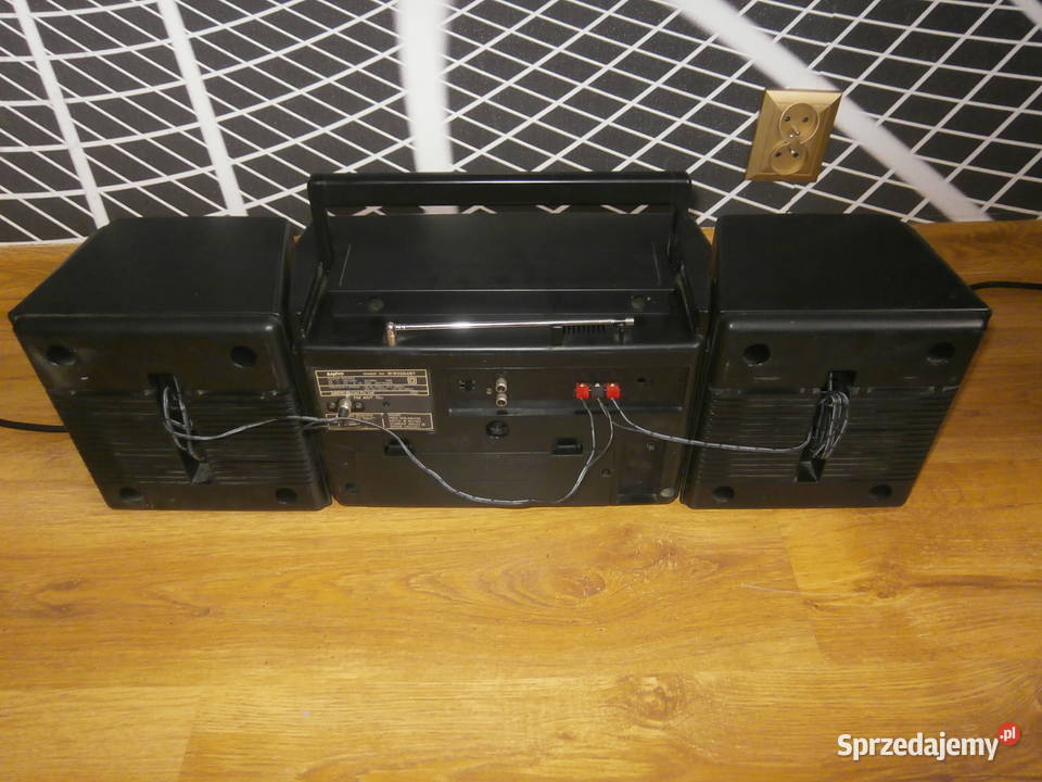 Radiomagnetofon BOOMBOX SANYO M W232LOET sprawny Audio łódzkie Łódź
