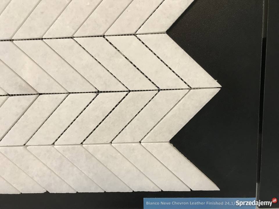 Mozaiki z marmurów Chevron LilacTundraBlack Silk Materiały budowlane mazowieckie