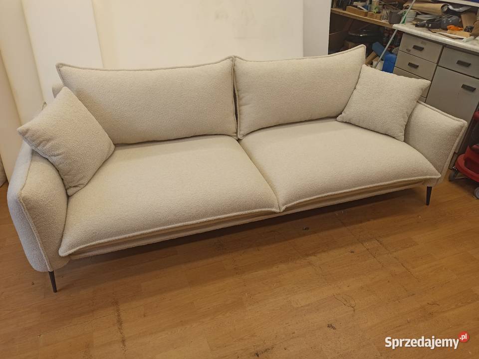 Nowoczesna kanapa boucle do salonu sofa Radom sprzedam