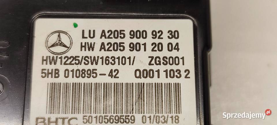 MERCEDES GLC W253 X253 MODUŁ KLIMATYZACJI