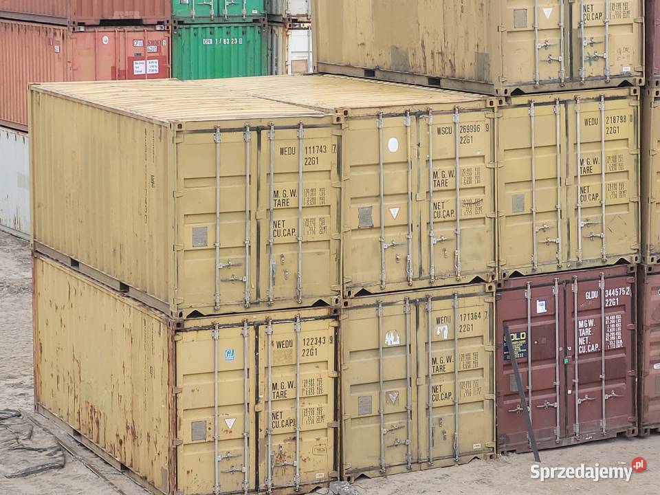 Kontenery morskie 20DV 20DC magazyny o dł 6m Gdańsk