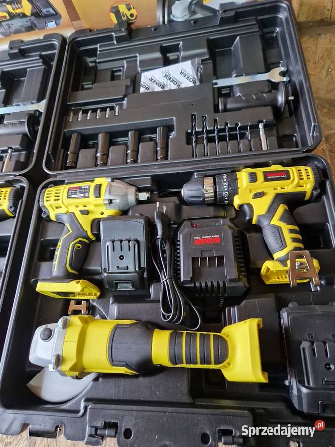 Zestaw Szlifierka Wkrętarka Klucz Udarowy SR028 sprzedam