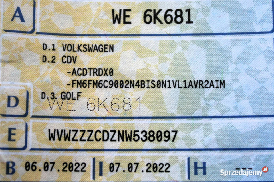 Volkswagen Golf Variant FV23 SalonPL LED Virtual czarny Sokołów