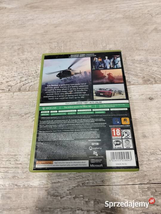 Gra GTA v Xbox 360 Szczecin sprzedam