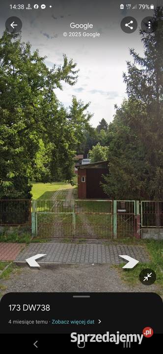 Działka z bydynkami k Puław Bronowice