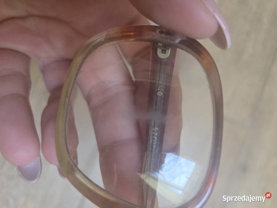 Vintage Okulary Oversize lata 7080 Styl Retro Prudnik