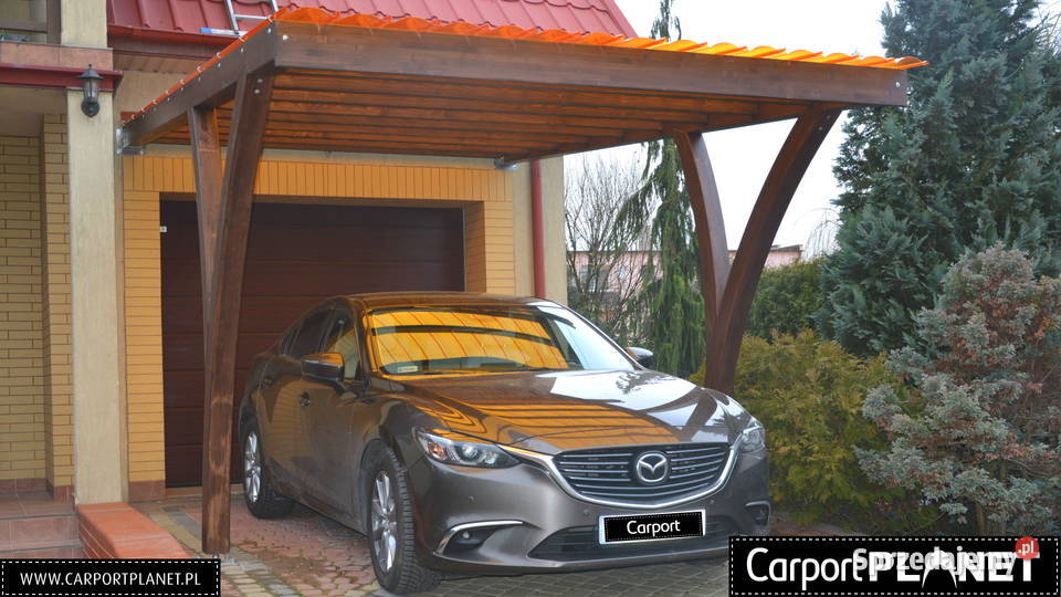 Wiaty garażowe drewniane nowoczesne Podlaskie Białystok