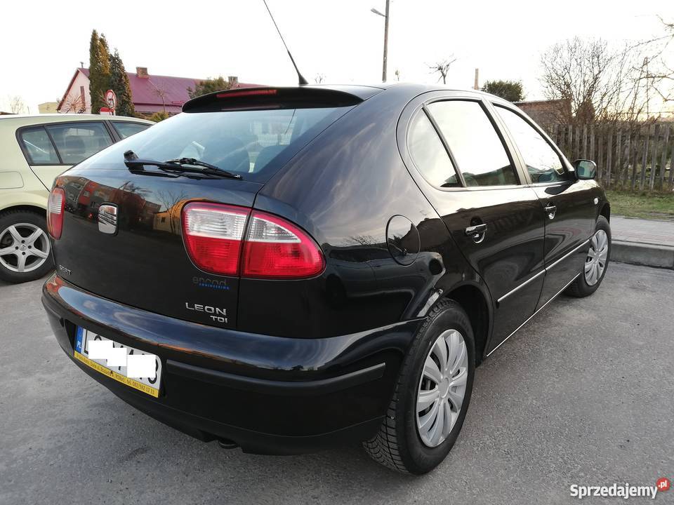 Seat Leon Czarny Klimatyzacja Serwisowany manualna lubelskie