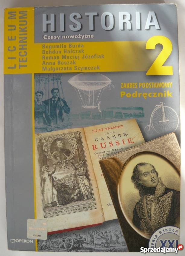 HISTORIA 2 CZASY NOWOŻYTNE ZAKRES PODSTAWOWY Grudziądz sprzedam