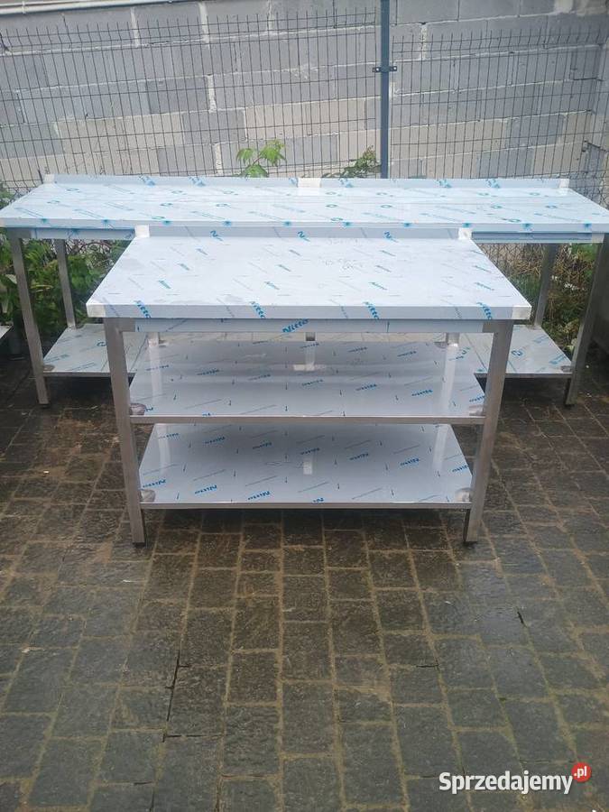 Stół Gastronomiczny z 2 półkami 120x70 Piekielnik sprzedam