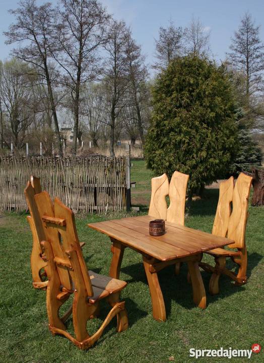meble ogrodowe drewniane pub bar restauracja Piaseczno