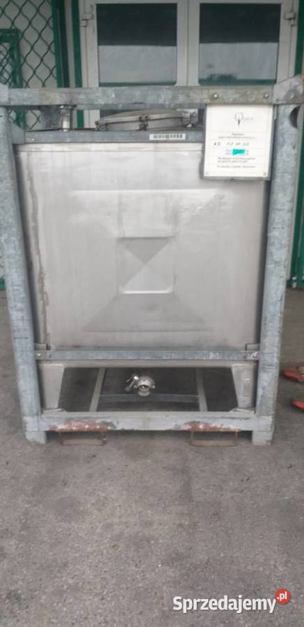 Zbiornik 1000 litrowy nierdzewny