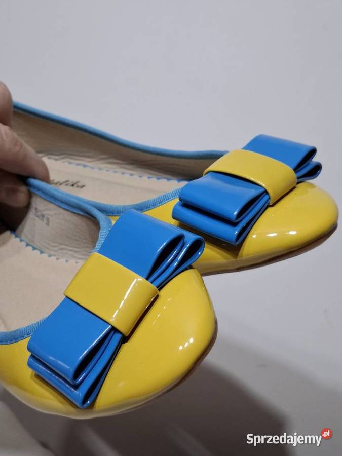 Baleriny 39 Metalika baletki buty damskie Kraków