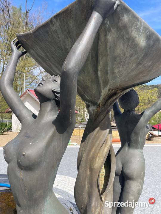 Fontanna ogrodowa z brązu akt 190 Architektura ogrodowa Kłodzko sprzedam