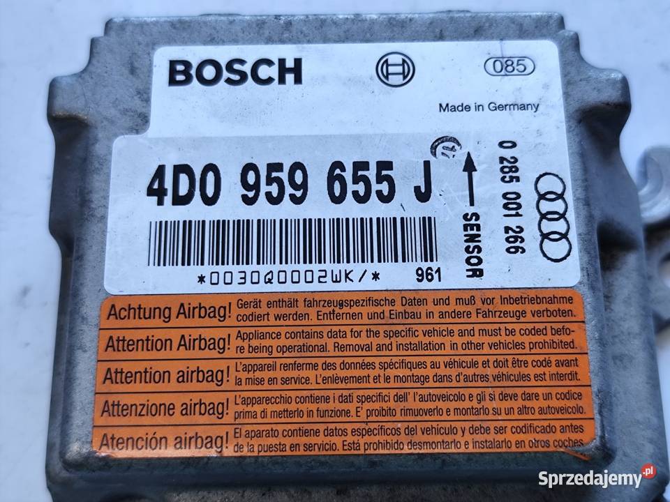 Sensor Sterownik Moduł Poduszki Poduszek Air Bag sprzedam