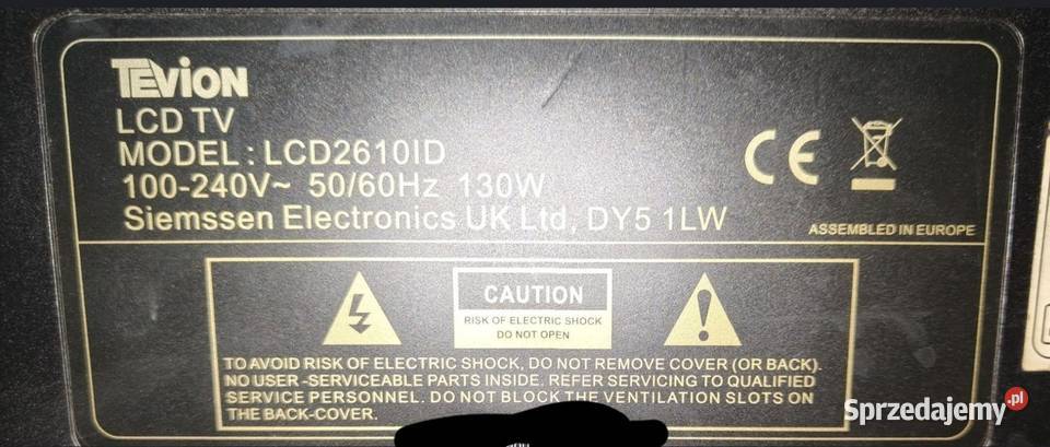 sprzedam telewizor LCD działa do wymiany są Sosnowiec