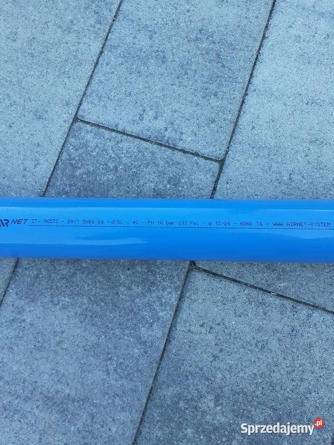 Rura aluminiowa fi 50 dl 6m do sprężonego Sulechów