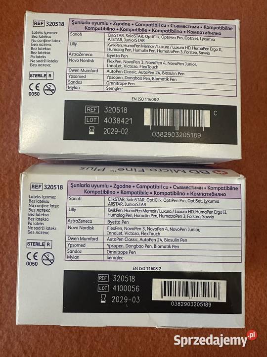 BD PEN MicroFine Plus igły do penów rozmiar 025 Zabrze sprzedam