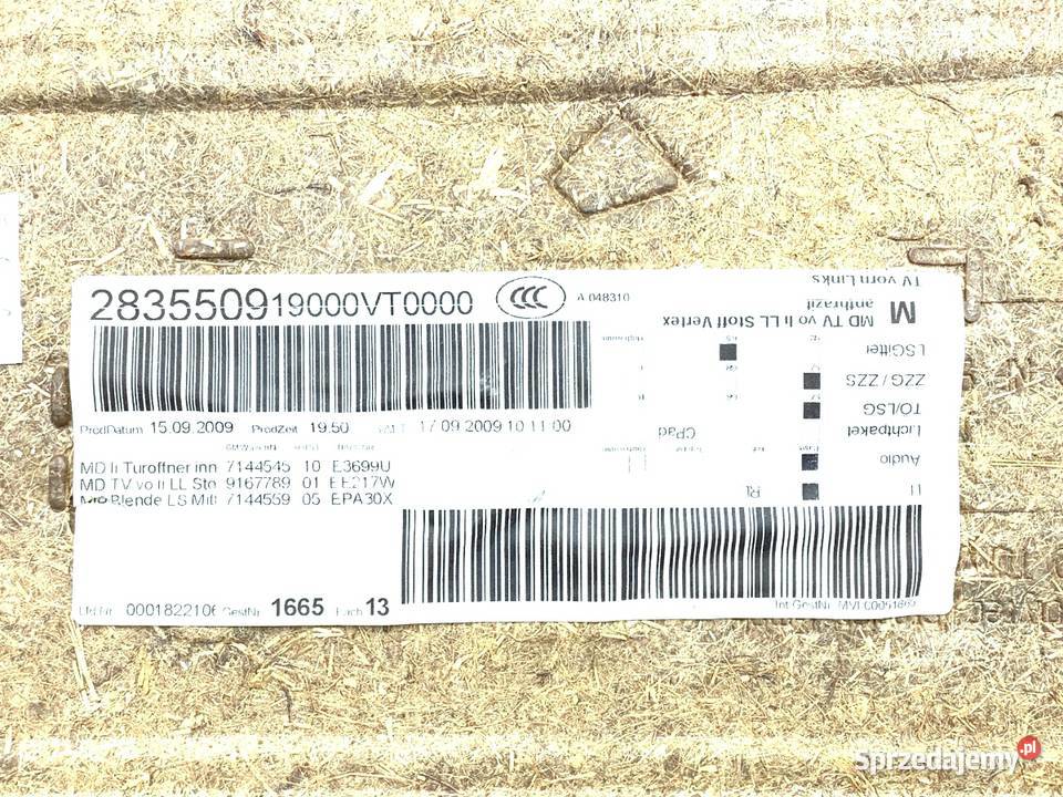 BOCZEK DRZWI LEWY PRZÓD BMW E91 2835509 Kombi