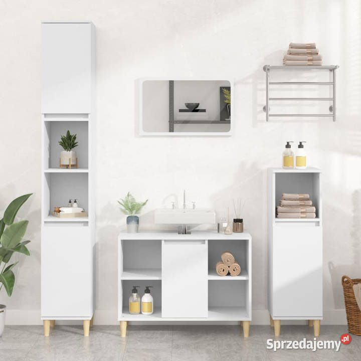 Szafka pod umywalkę biała 80x33x60 WM821284