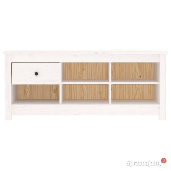 Szafka na buty biała 110x38x455 lite drewno Warszawa